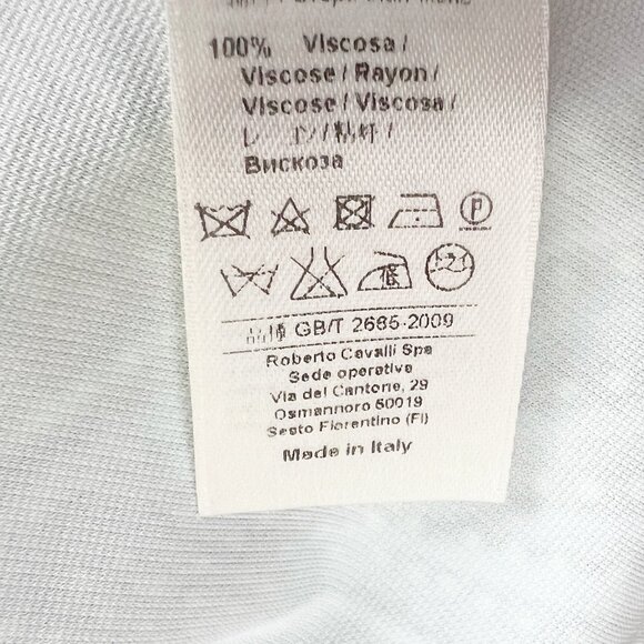 Roberto Cavalli Tropical Floral & Animal Print Midi Dress Cocktail Party Beach - Picture 8 of 13